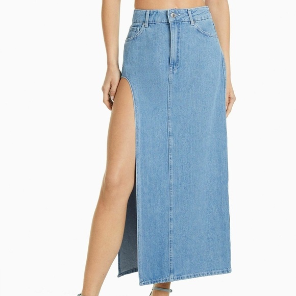 Bershka Dresses & Skirts - Bershka Light Blue Denim